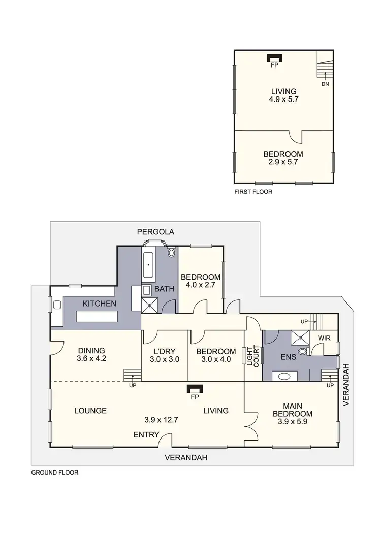Floorplan of Homely house listing, 2020 Heidelberg-Kinglake Road, St Andrews VIC 3761