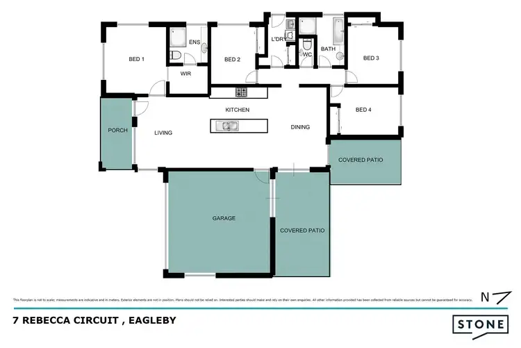 Floorplan of Homely house listing, 7 Rebecca Circuit, Eagleby QLD 4207
