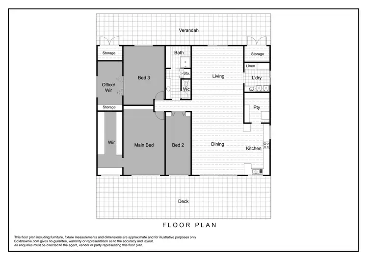 Floorplan of Homely house listing, 385 Richardson Road, Boston SA 5607