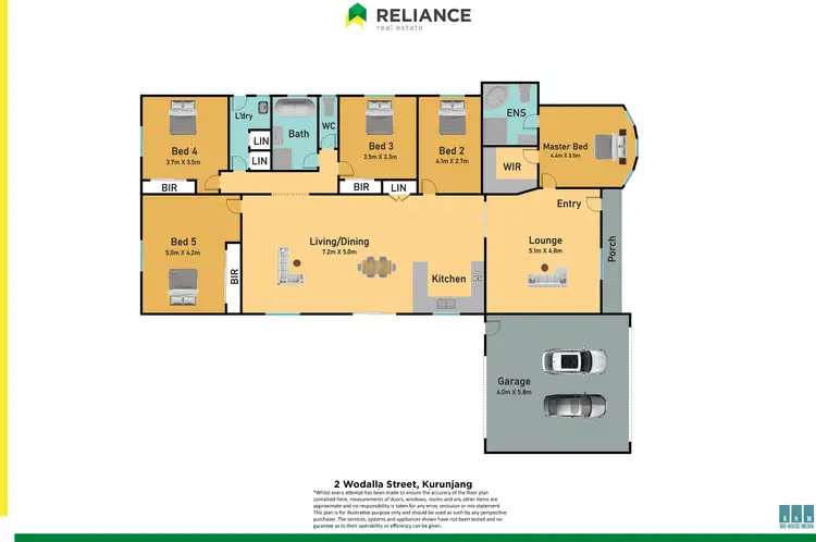 Floorplan of Homely house listing, 2 Wodalla Street, Kurunjang VIC 3337