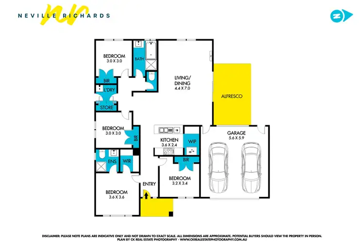 Floorplan of Homely house listing, 6 Jackwood Way, Clifton Springs VIC 3222