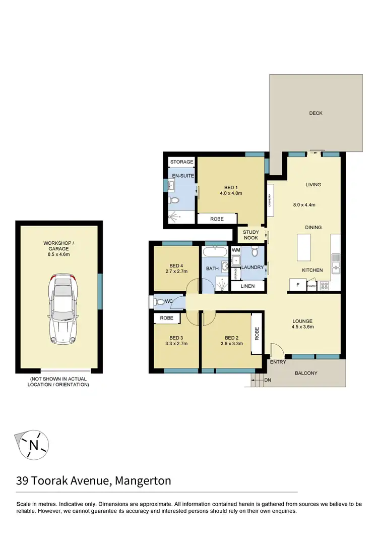 Floorplan of Homely house listing, 39 Toorak Avenue, Mangerton NSW 2500