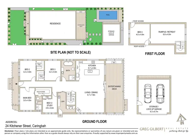 Floorplan of Homely house listing, 24 Kitchener Street, Caringbah NSW 2229