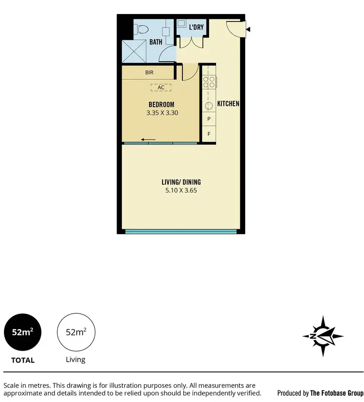 Floorplan of Homely apartment listing, 807/160 Grote Street, Adelaide SA 5000