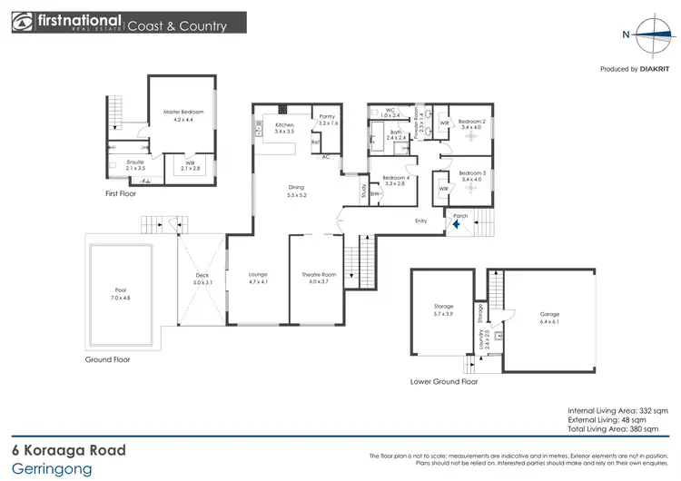 Floorplan of Homely house listing, 6 Koraaga Road, Gerringong NSW 2534