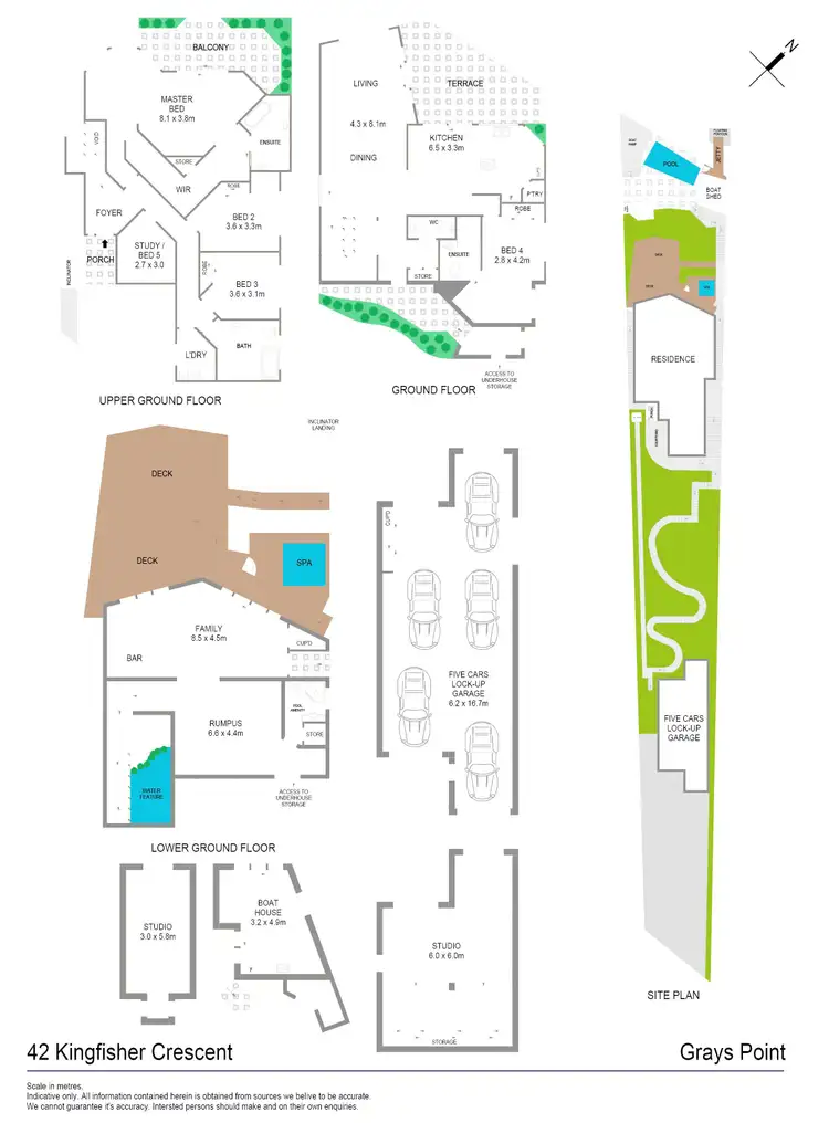 Floorplan of Homely house listing, 42 Kingfisher Crescent, Grays Point NSW 2232