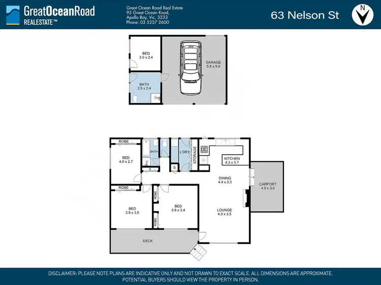 Floorplan of Homely house listing, 63 Nelson Street, Apollo Bay VIC 3233
