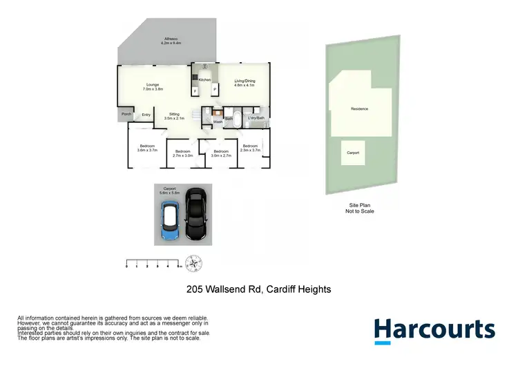Floorplan of Homely house listing, 205 Wallsend Road, Cardiff Heights NSW 2285