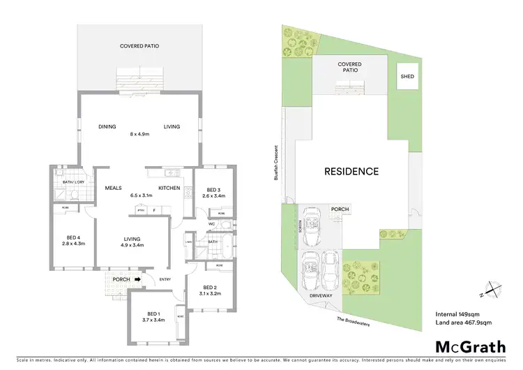 Floorplan of Homely house listing, 71 The Broadwaters, Tascott NSW 2250