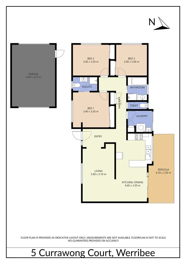 Floorplan of Homely house listing, 5 Currawong Court, Werribee VIC 3030