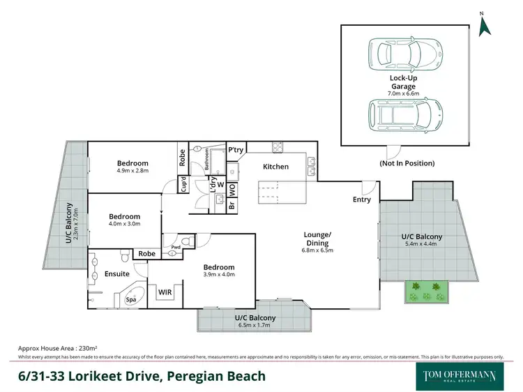 Floorplan of Homely unit listing, 6/31-33 Lorikeet Drive, Peregian Beach QLD 4573