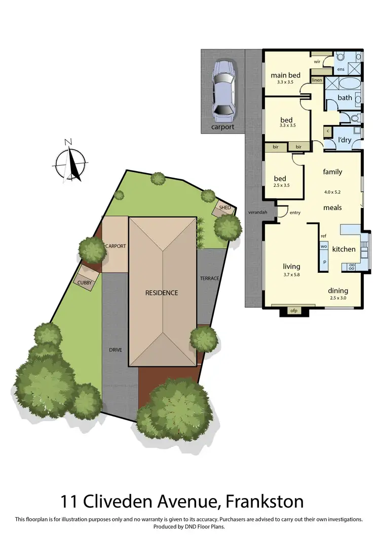 Floorplan of Homely house listing, 11 Cliveden Avenue, Frankston VIC 3199