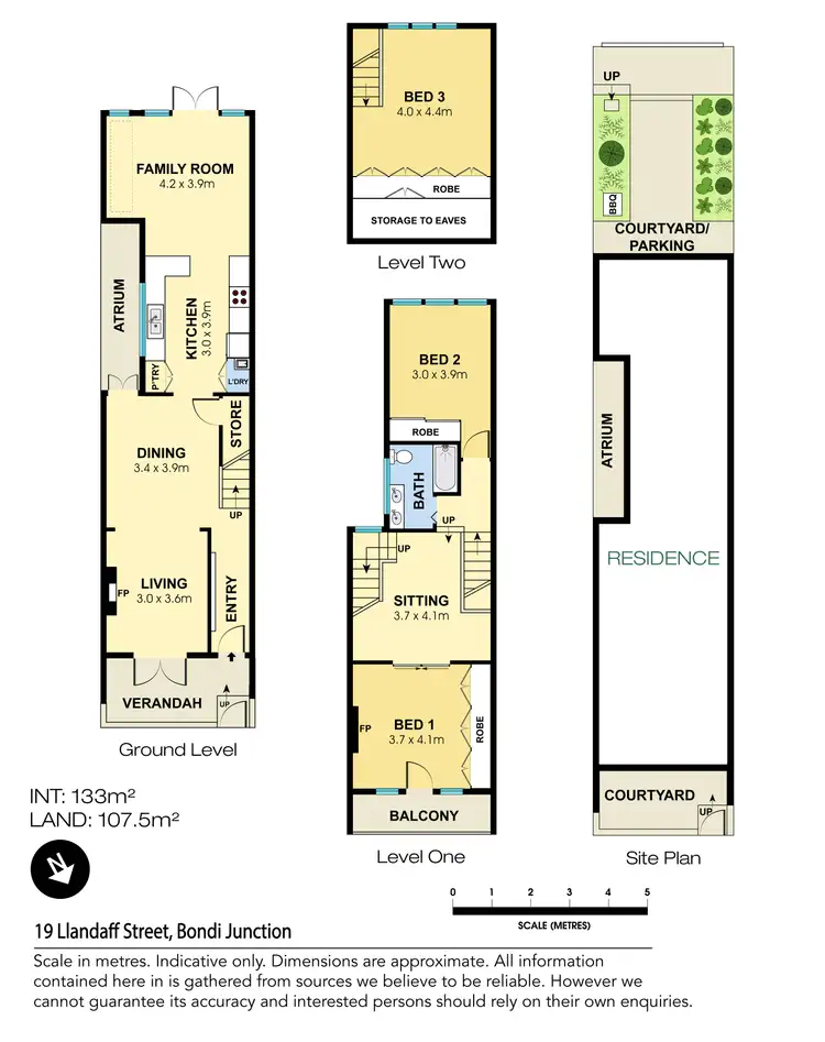 Floorplan of Homely house listing, 19 Llandaff Street, Bondi Junction NSW 2022