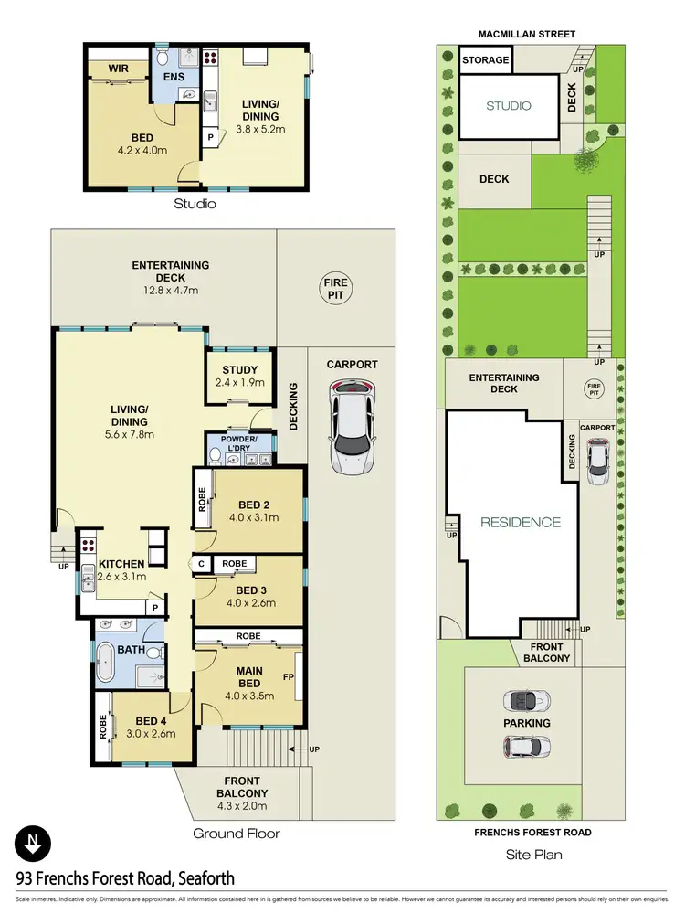 Floorplan of Homely house listing, 93 Frenchs Forest Road, Seaforth NSW 2092