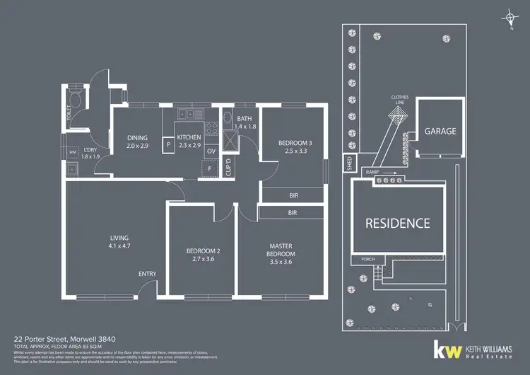 Floorplan of Homely house listing, 22 Porter Street, Morwell VIC 3840