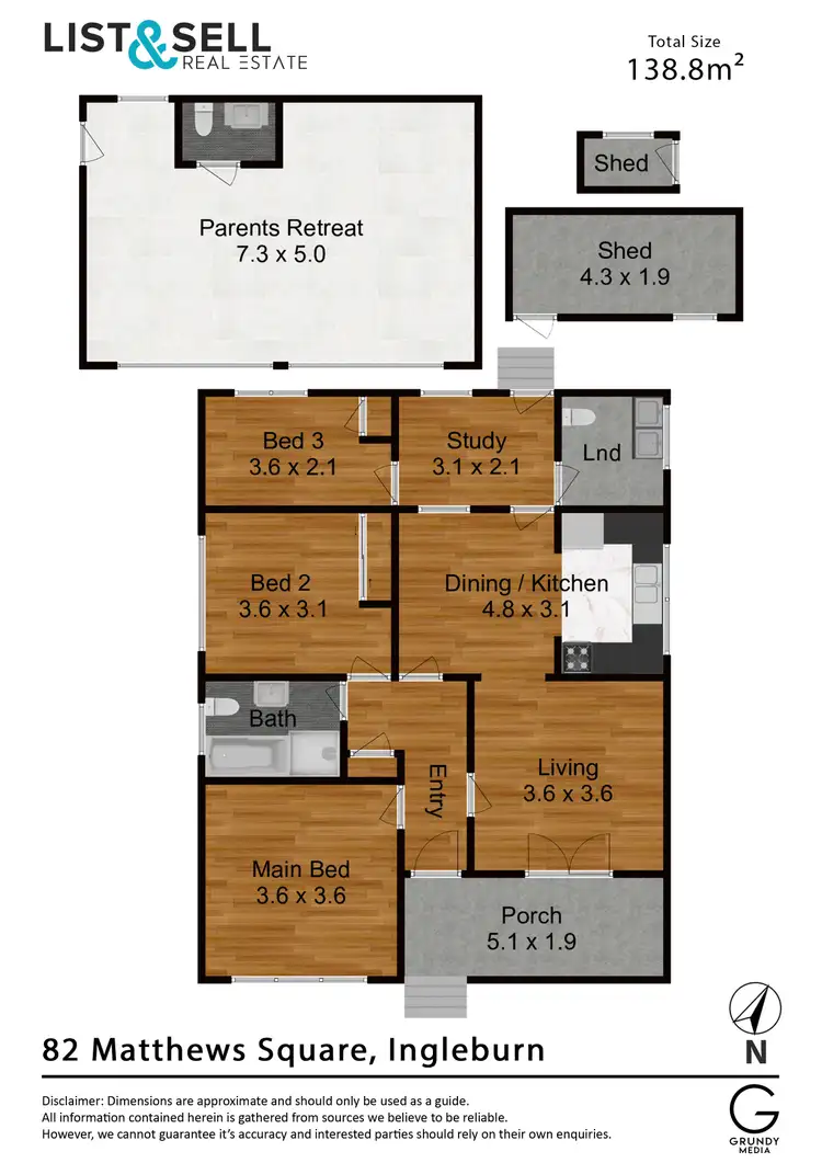 Floorplan of Homely house listing, 82 Matthews Square, Ingleburn NSW 2565