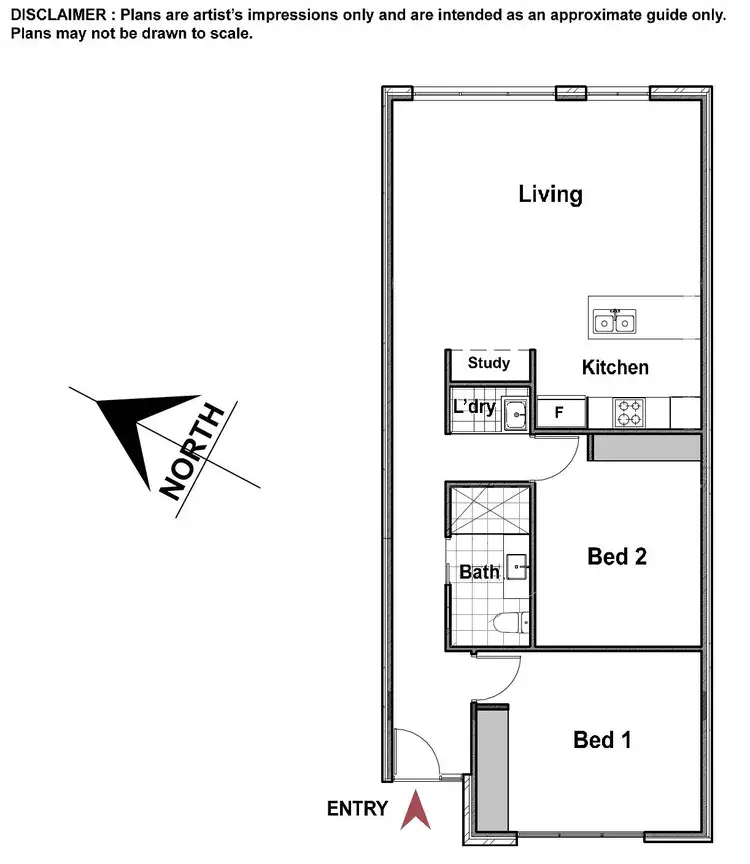 Floorplan of Homely townhouse listing, 65 Caragh Avenue, Googong NSW 2620