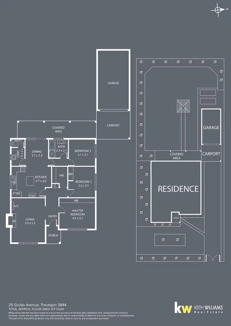 Floorplan of Homely house listing, 25 Grubb Avenue, Traralgon VIC 3844