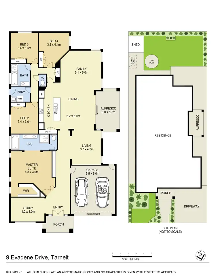 Floorplan of Homely house listing, 9 Evadene Drive, Tarneit VIC 3029