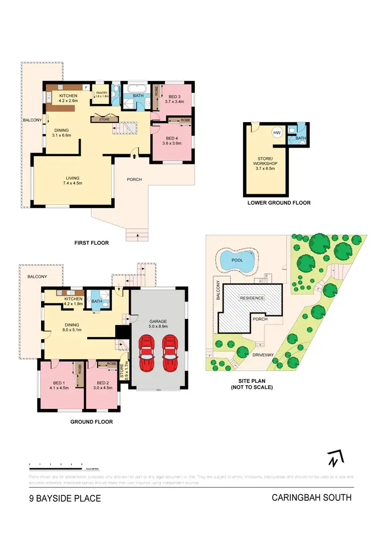 Floorplan of Homely house listing, 9 Bayside Place, Caringbah South NSW 2229