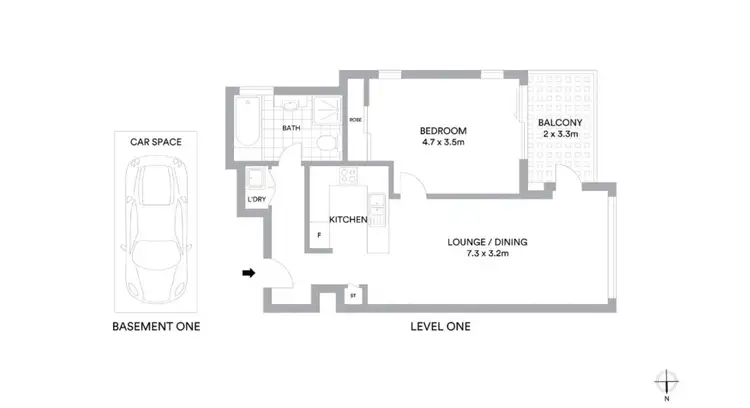 Floorplan of Homely apartment listing, 47/20-22 Thomas Street, Waitara NSW 2077