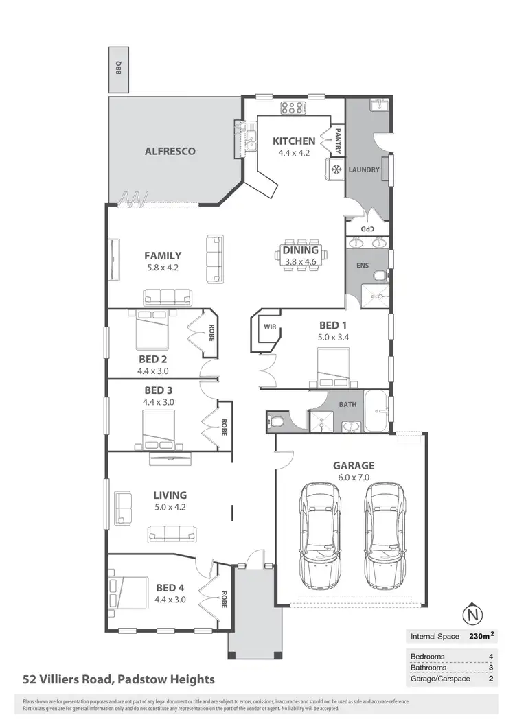 Floorplan of Homely house listing, 52 Villiers Road, Padstow Heights NSW 2211