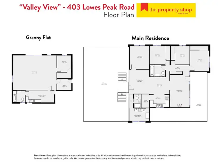 Floorplan of Homely rural property listing, 405 Lowes Peak Road, Mudgee NSW 2850
