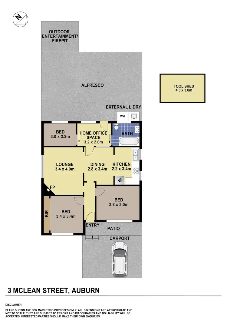 Floorplan of Homely house listing, 3 McLean Street, Auburn NSW 2144
