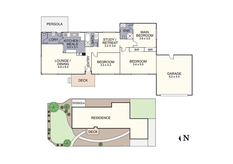 Floorplan of Homely house listing, 6 Allaware Avenue, Croydon VIC 3136