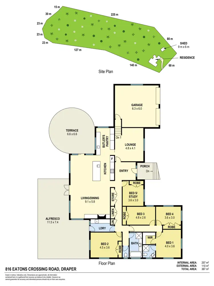 Floorplan of Homely house listing, 816 Eatons Crossing Road, Draper QLD 4520