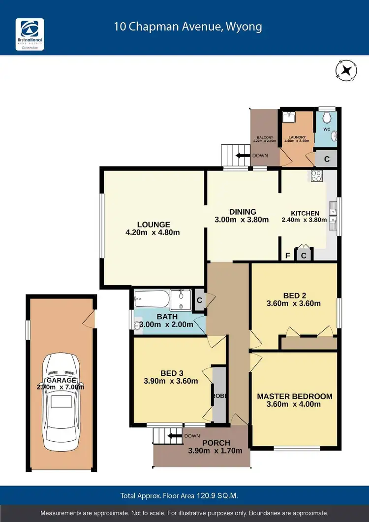 Floorplan of Homely house listing, 10 Chapman Avenue, Wyong NSW 2259