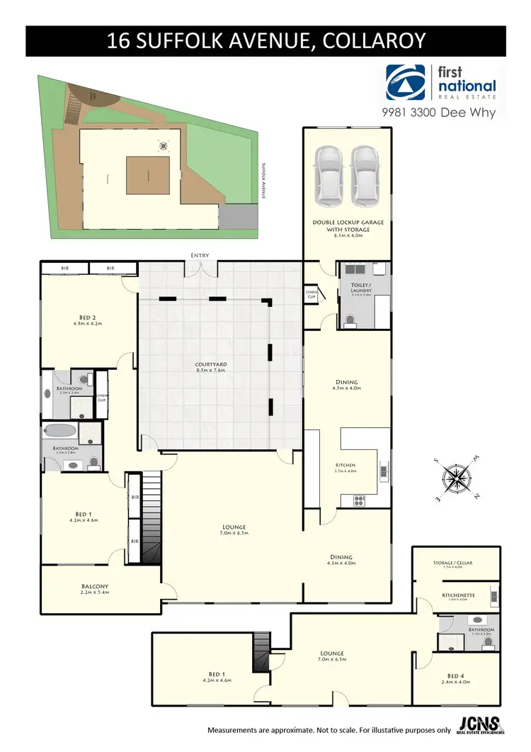 Floorplan of Homely house listing, 16 Suffolk Avenue, Collaroy NSW 2097