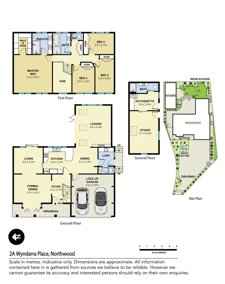 Floorplan of Homely house listing, 2A Wyndarra Place, Northwood NSW 2066