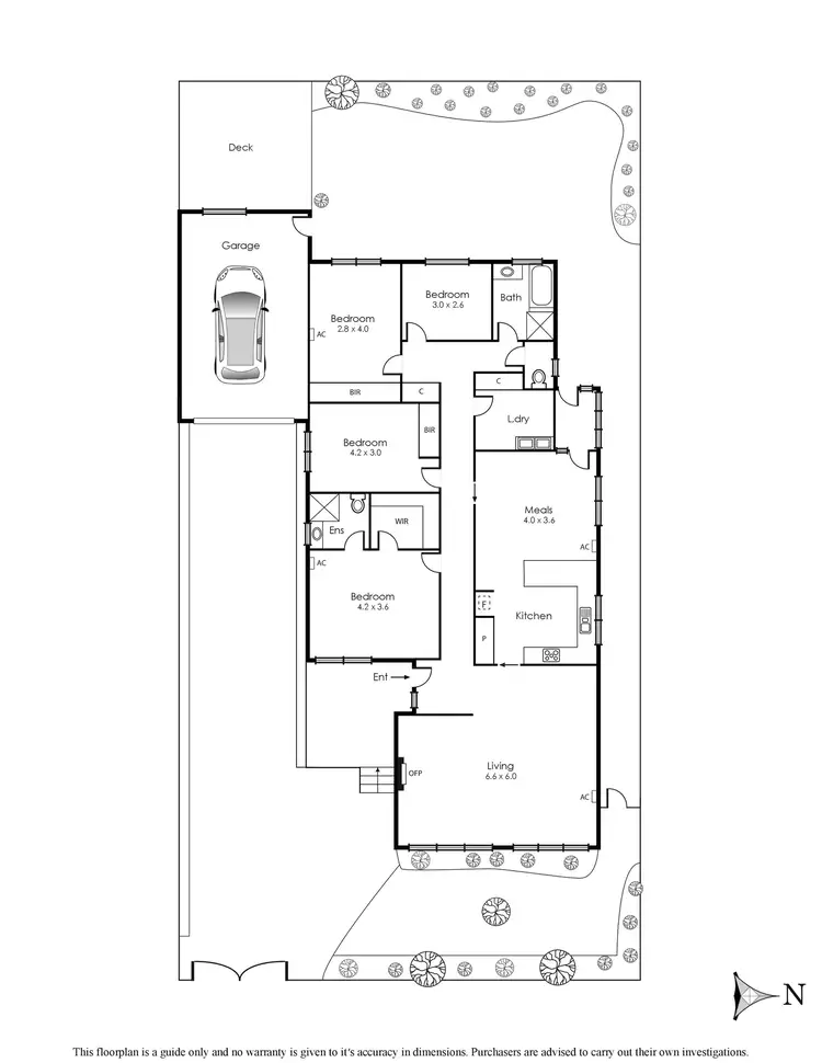 Floorplan of Homely house listing, 41 Renowden Street, Cheltenham VIC 3192