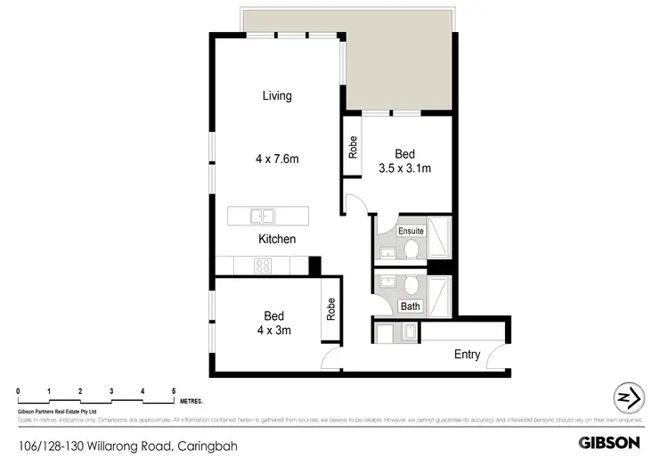 Floorplan of Homely apartment listing, 106/128 Willarong Road, Caringbah NSW 2229