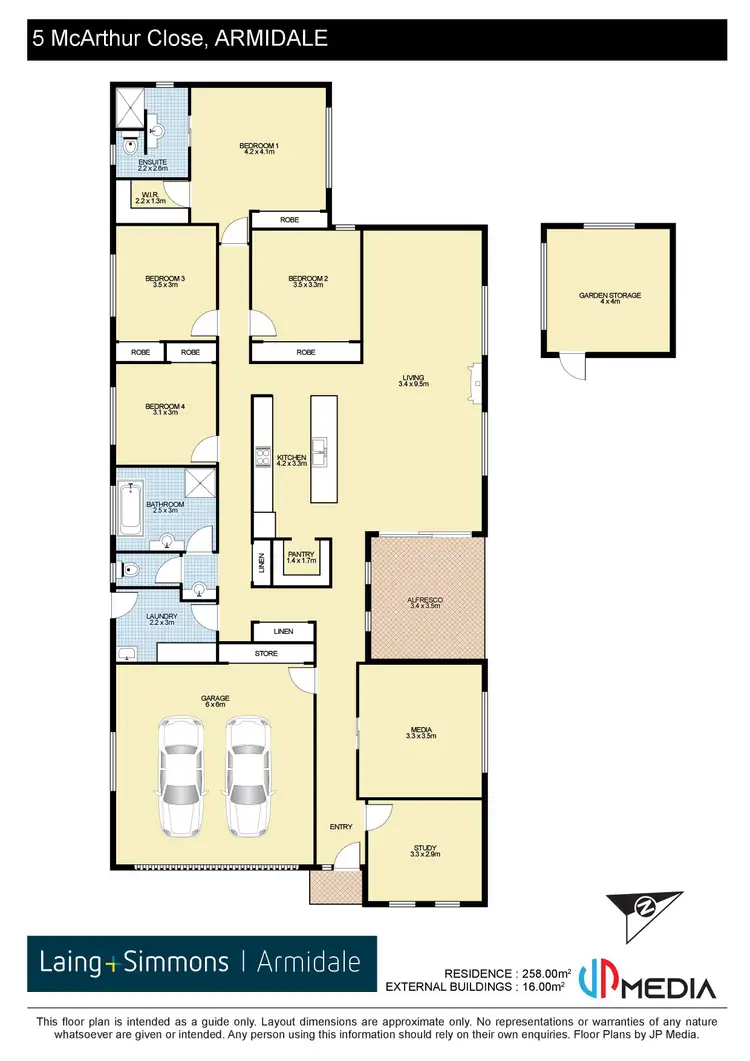 Floorplan of Homely house listing, 5 McArthur Close, Armidale NSW 2350