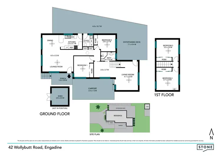 Floorplan of Homely house listing, 42 Wollybutt Road, Engadine NSW 2233