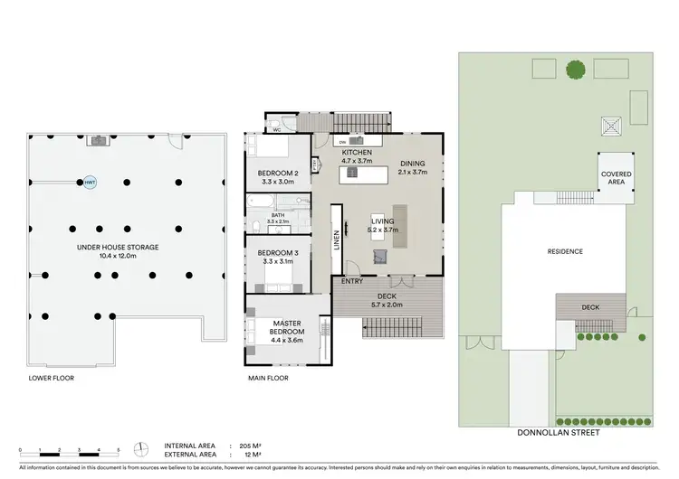 Floorplan of Homely house listing, 151A Donnollan Street, Berserker QLD 4701