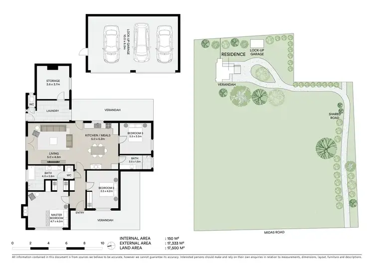 Floorplan of Homely house listing, 300 Midas Road, Blowhard VIC 3352