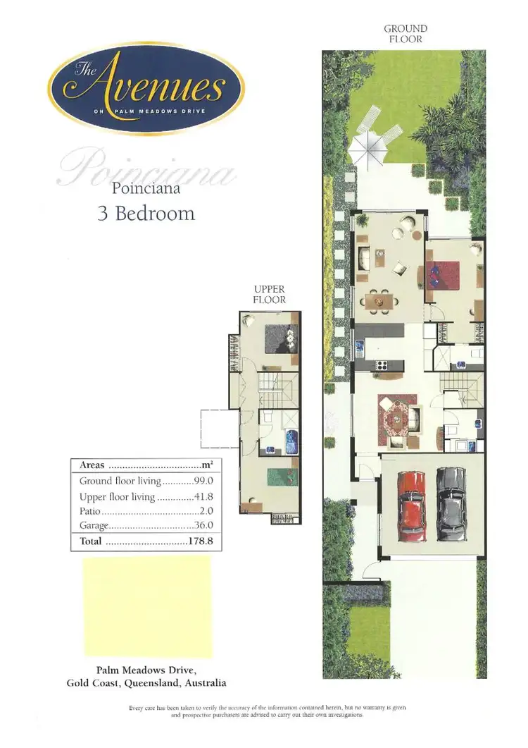 Floorplan of Homely house listing, 16/136 Palm Meadows Drive, Carrara QLD 4211