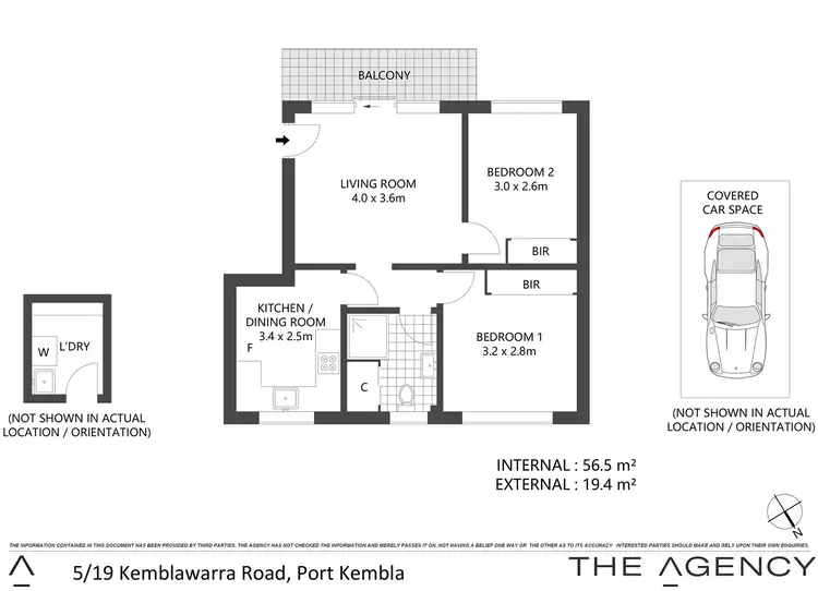 Floorplan of Homely apartment listing, 5/19 Kemblawarra Road, Warrawong NSW 2502