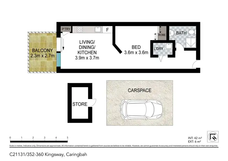 Floorplan of Homely unit listing, 131/352-360 Kingsway, Caringbah NSW 2229