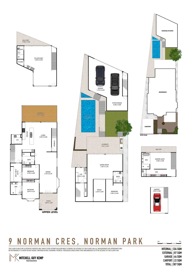 Floorplan of Homely house listing, 9 Norman Crescent, Norman Park QLD 4170