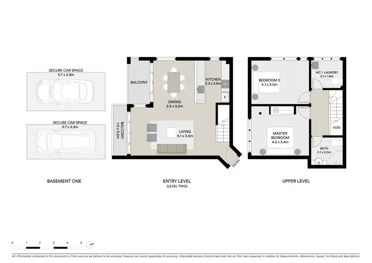 Floorplan of Homely apartment listing, 42/240 Ben Boyd Road, Cremorne NSW 2090
