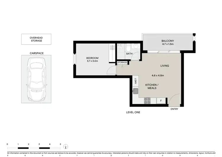 Floorplan of Homely apartment listing, 107/82 Hotham Street, St Kilda East VIC 3183