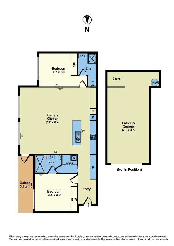 Floorplan of Homely apartment listing, 177A David Drive, Sunshine West VIC 3020