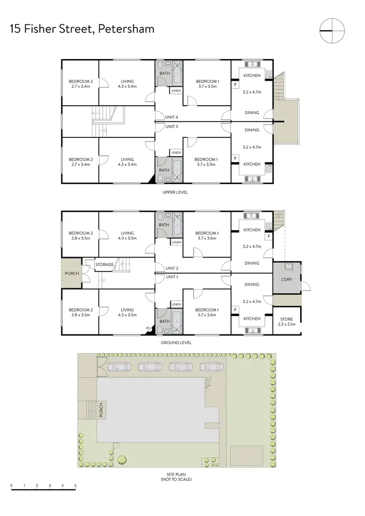 Floorplan of Homely block of units listing, 15 Fisher Street, Petersham NSW 2049
