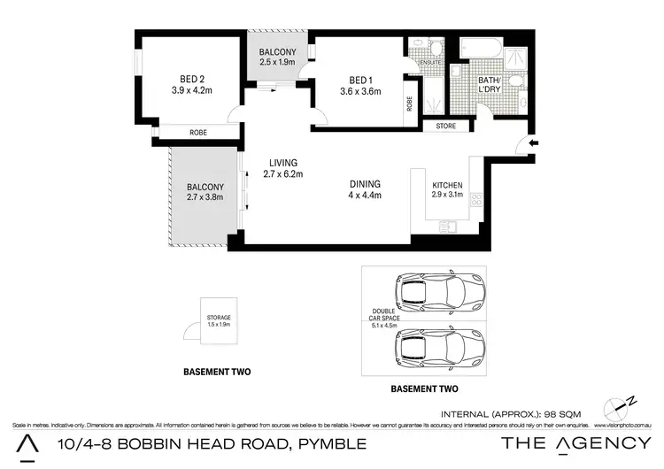 Floorplan of Homely unit listing, 10/4-8 Bobbin Head Road, Pymble NSW 2073