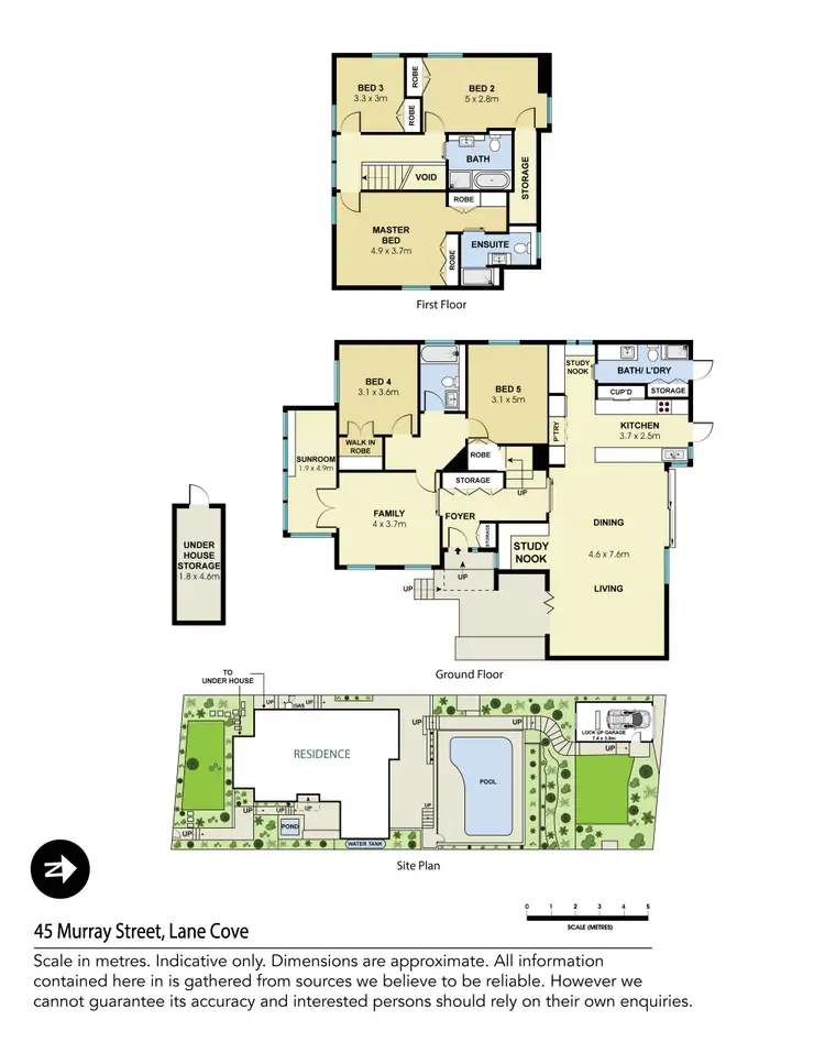 Floorplan of Homely house listing, 45 Murray Street, Lane Cove NSW 2066