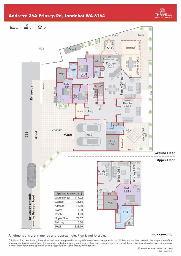 Floorplan of Homely house listing, 36A Prinsep Road, Jandakot WA 6164
